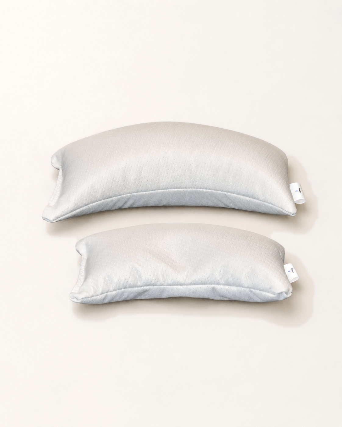 Coussin demi-lune aux écailles de sarrasin biologique